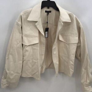 Rag &Bone $298 NWT Women's Cotton Ramona Button Up Cropped Shirt Jacket